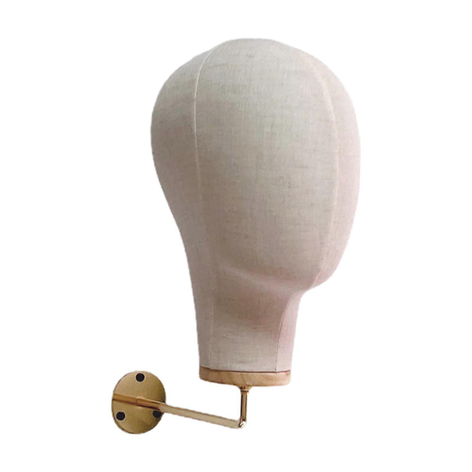 Mannequin Head Model Canvas Mannequin Head Multipurpose Wig Display Head Hat