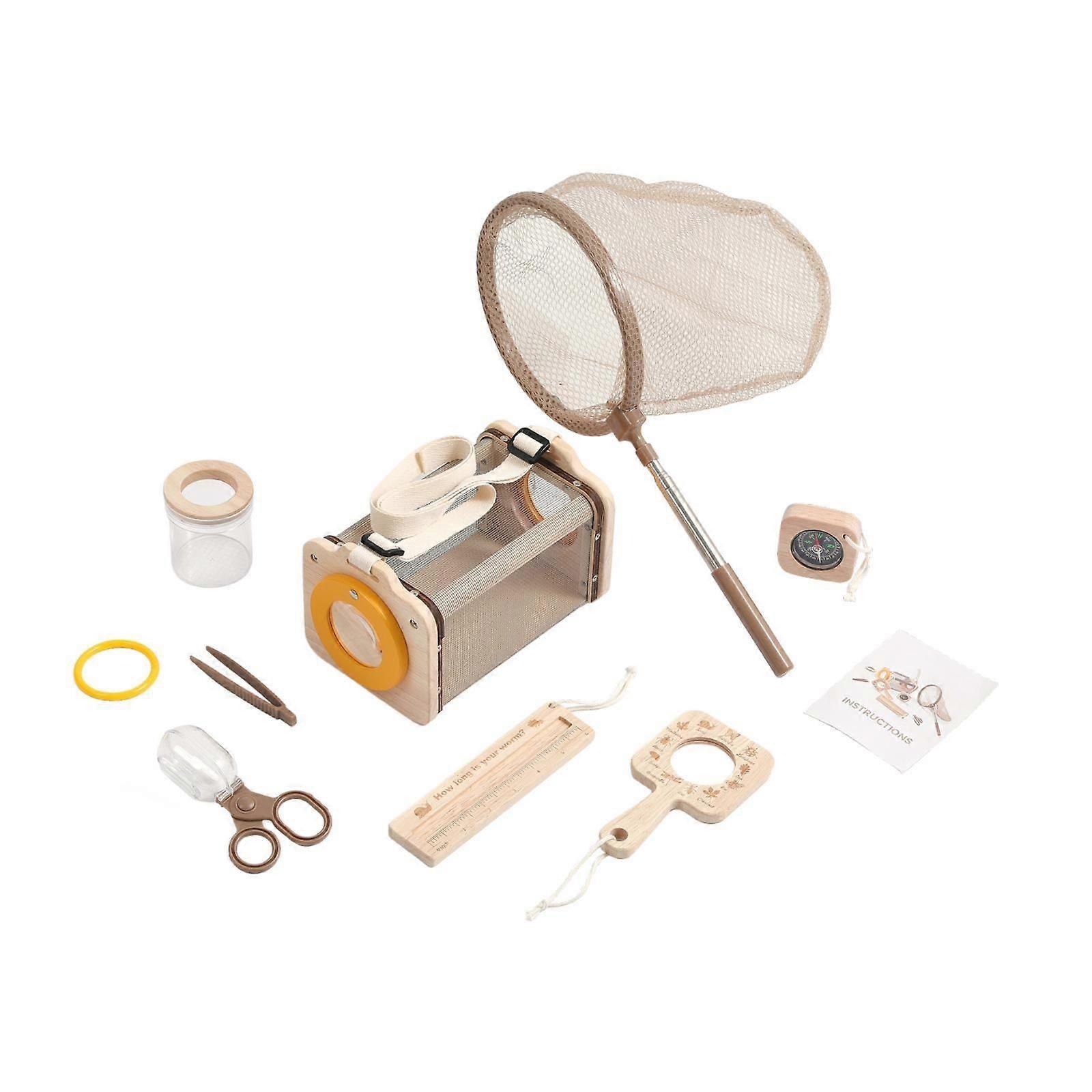 Utomhus Utforskningssatser för växter Djurinlärning Utomhusspel Flickor Pojkar