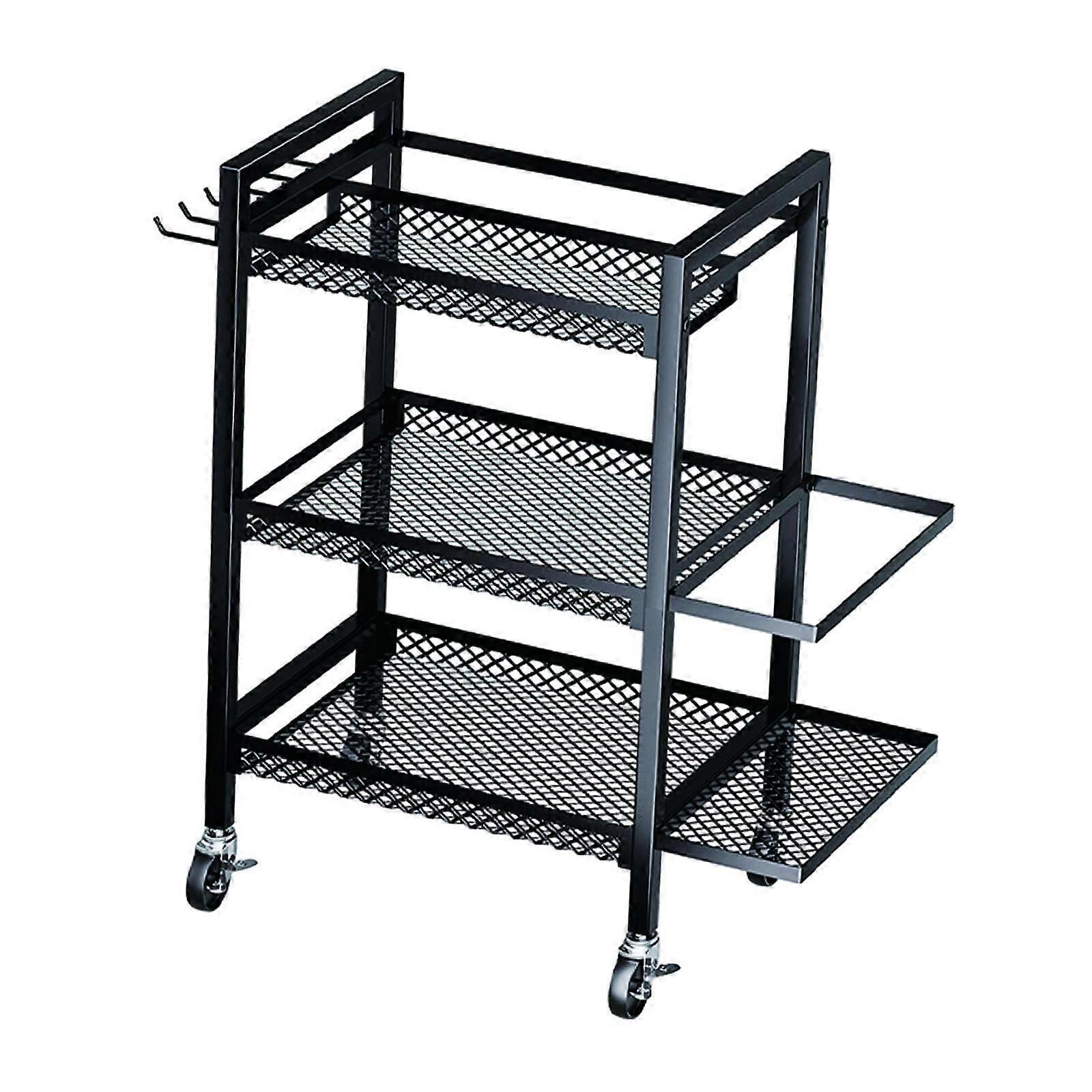 Exercising Mat Storage Rack 3 Tier Home Gym Storage for Resistance Bands Dumbbells