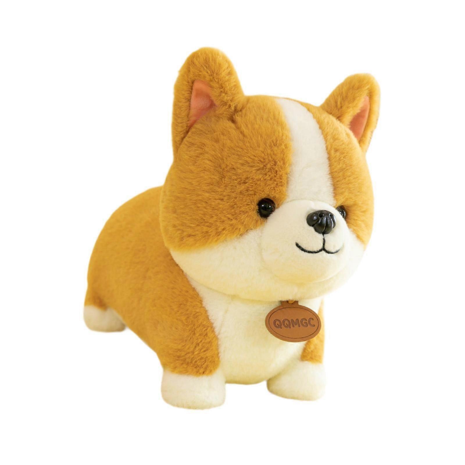 Plush Stuffed Dog Toy Decor Creative Plush Doll for Dorm Bedroom Office 25CM