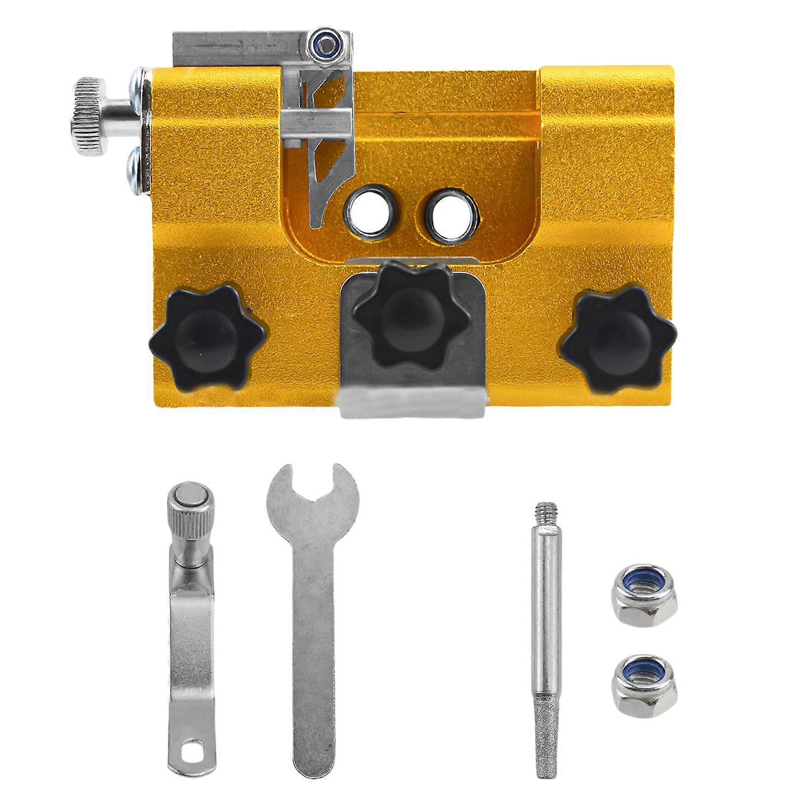 Chainsaw Sharpener Jig Chainsaw Sharpener Tool Portable Chainsaw Chain Sharpener Hand Crank Chainsaw Sharpening Kits