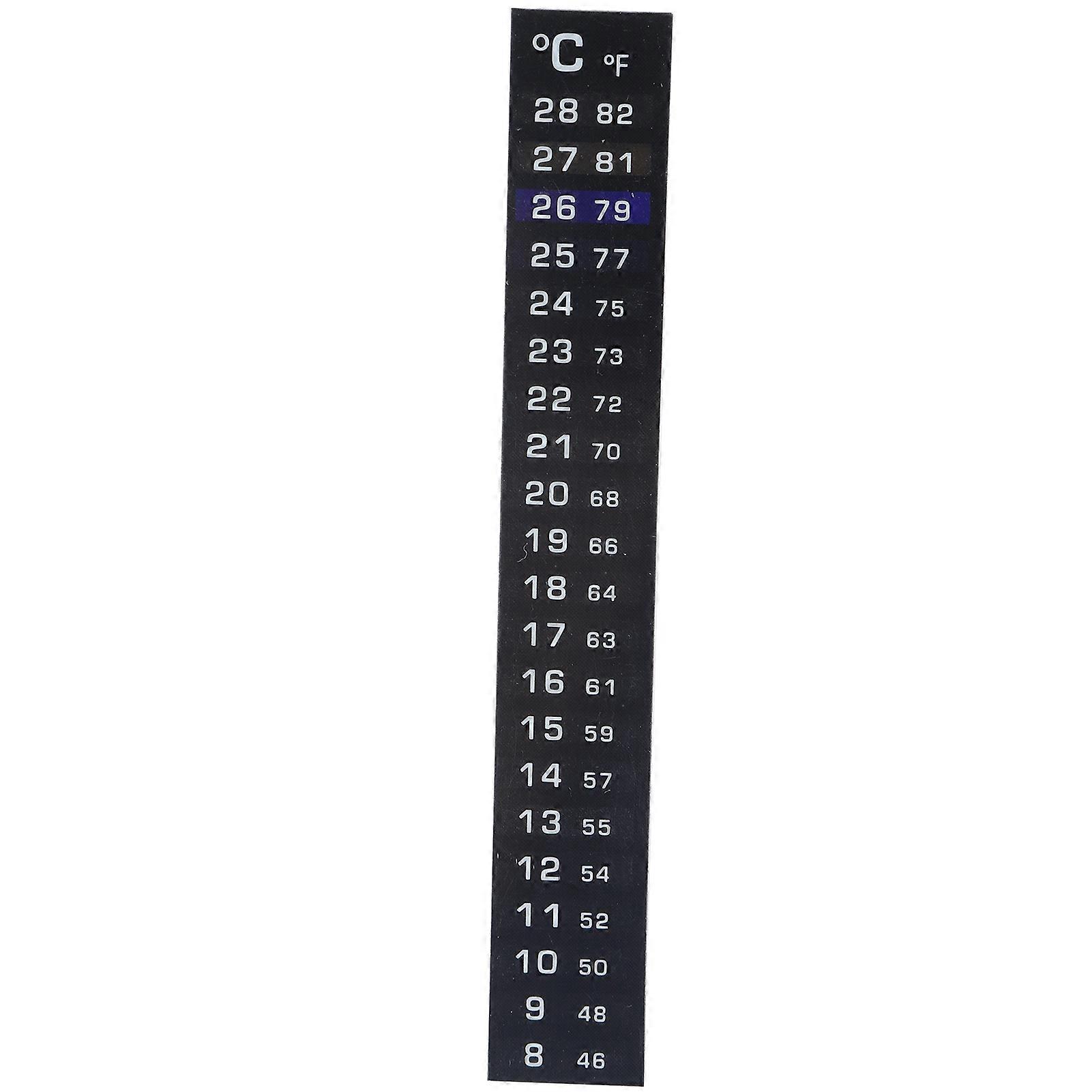 Digital Display Aquarium Thermometer Sticker Fish Tank Adhesive Temperature Gauge Strip