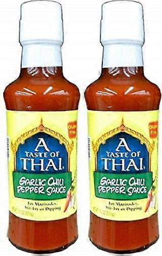 Ein Geschmack von thailändischer Knoblauch-Chili-Pfeffer-Sauce 2er Pack