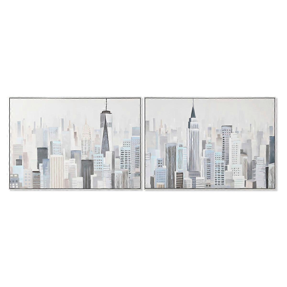 Canvas Home ESPRIT polystyrene Canvas 122,3 x 4,5 x 82,3 cm