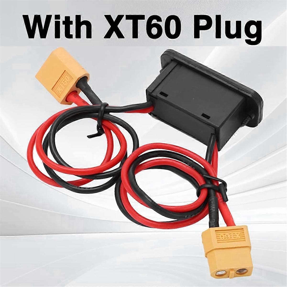 RC Airplane Switch,18AWG Large Current Switch with XT60 Plug,Heavy Duty on/Off Switch for RC Model A