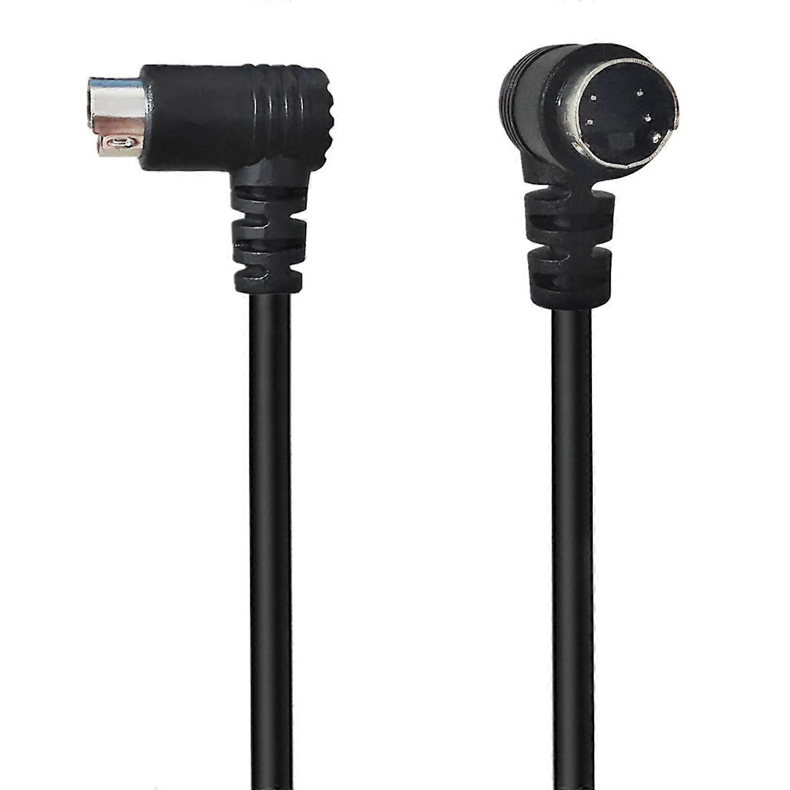 Mini Din 4 Pin S Video Cable Durability Plugs for Seamlessly Video Transfer from DSS Receivers to Display Screen