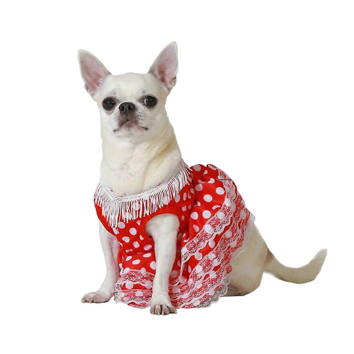 Dog Costume Size L Flamenco Dancer