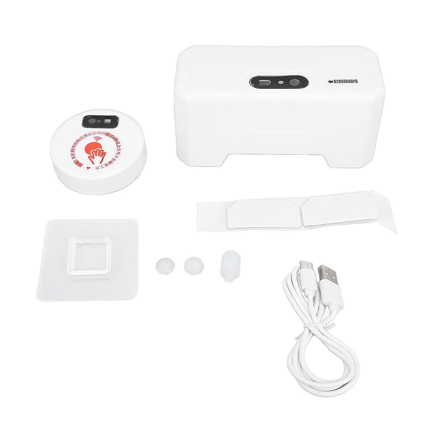 20cm Automatic Toilet Flush Kit, Infrared Sensor, USB Rechargeable, IPX6 Waterproof, Touchless