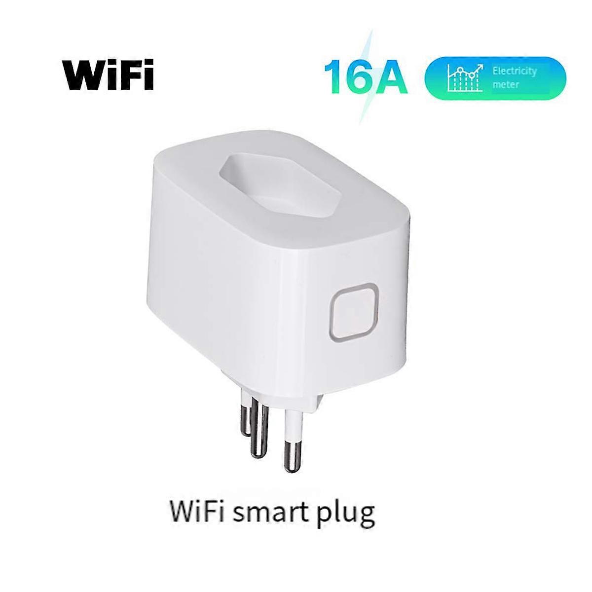 16A Smart Plug Tuya Brazil Version Socket Electricity Monitoring Fireproof Support for Smart App Con
