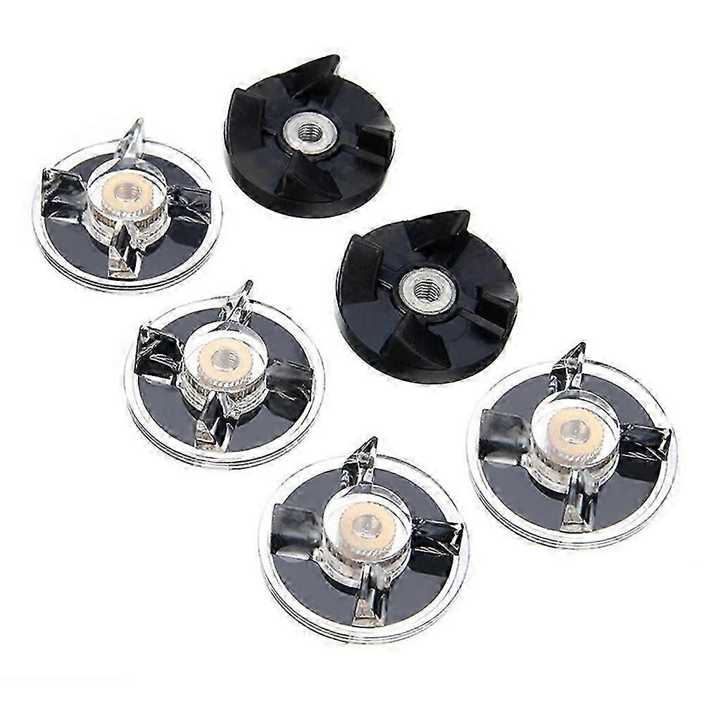 4 Plastic Gear Base + 2 Rubber Gear for 250W Blender Replacement Spare Parts