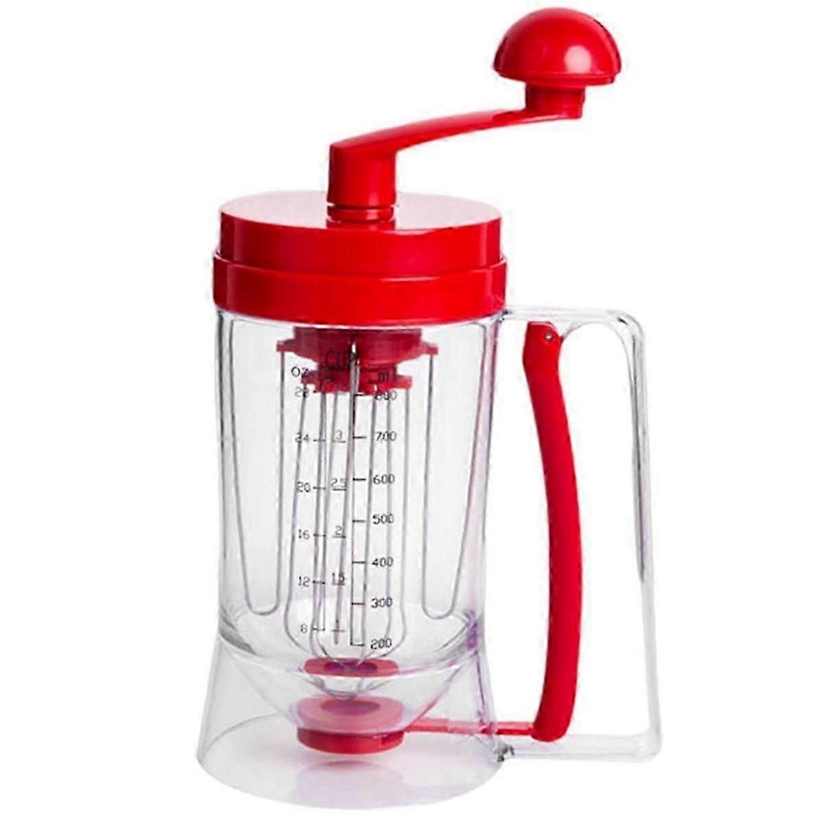 900ml Pancake Batter Dispenser Cupcake Handheld Dispenser Batter Funnel Measuring Cup Baking Tool P