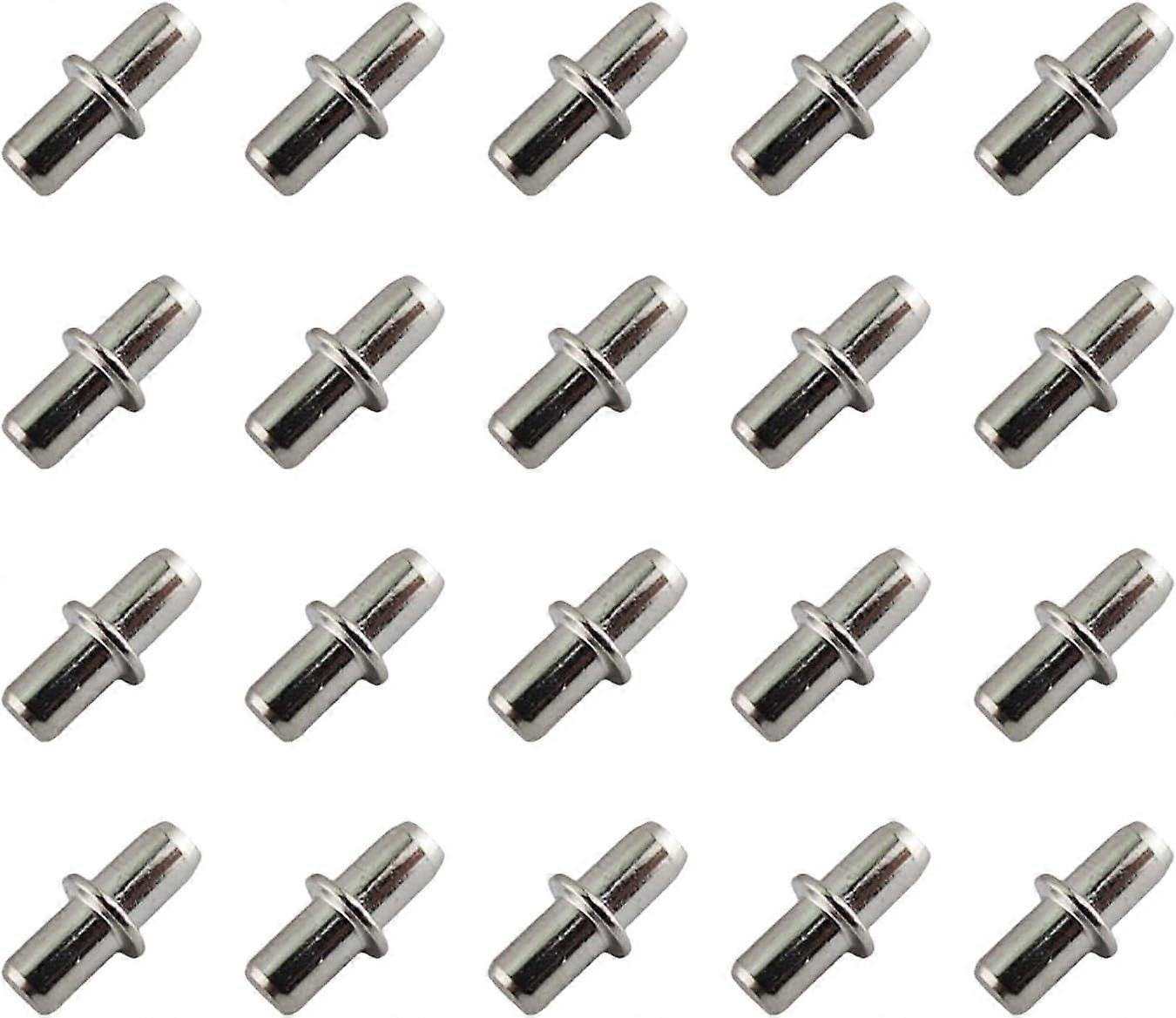 Pack of 20 Shelf Supports 5 mm - Shelf Brackets - Shelf Supports - Board Support - for Furniture, Cabinets