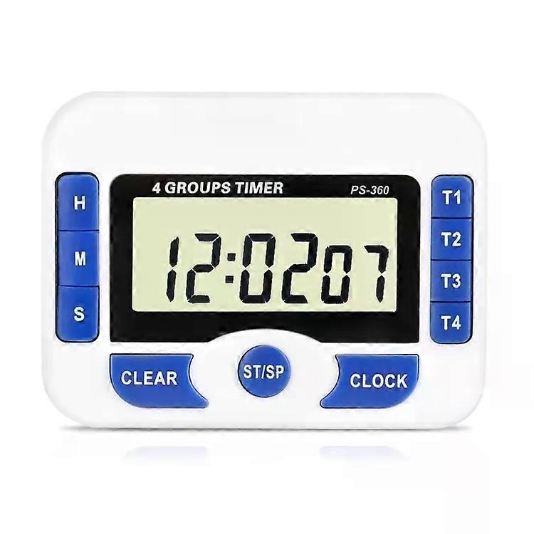 Digital Kitchen Countdown Clock-4 Group Alarm Timer,PS-360