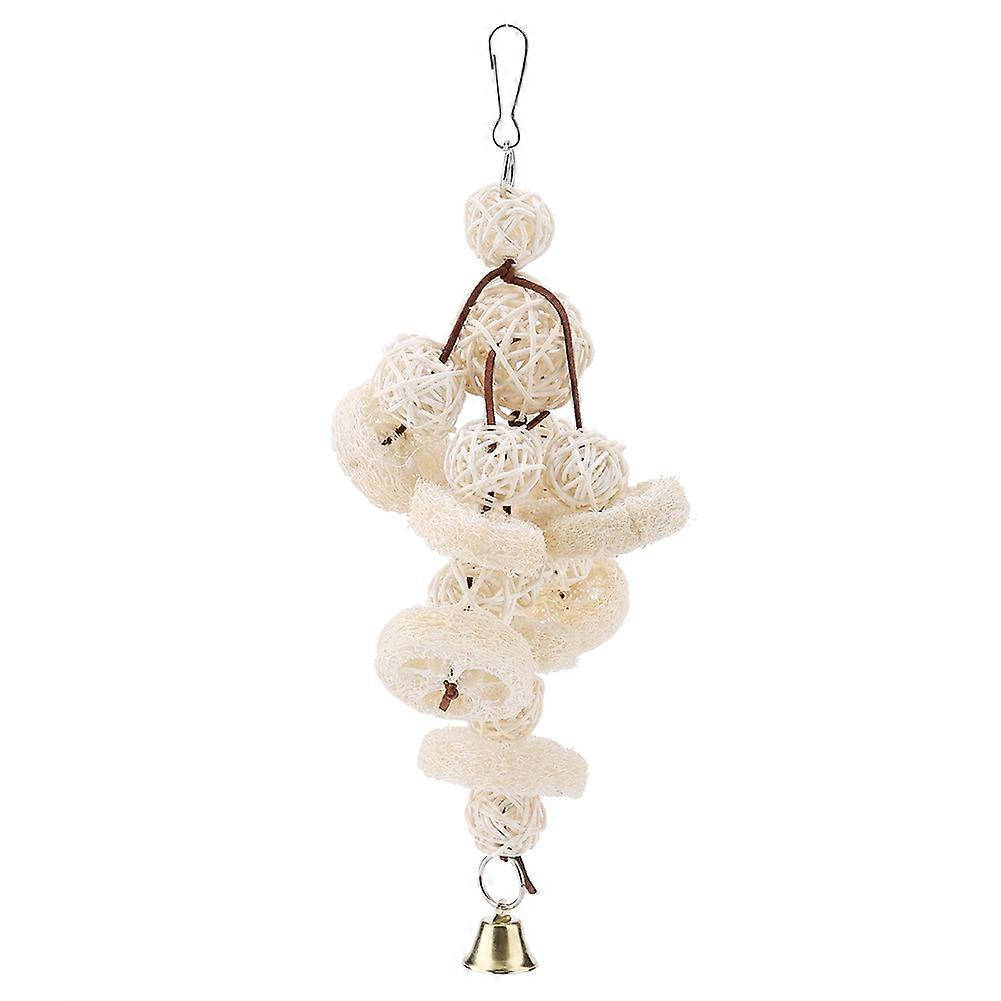 Parrot Toy Bird Toys Hanging Standing Toy Parrot Swing Suitable for Parrots and Birds