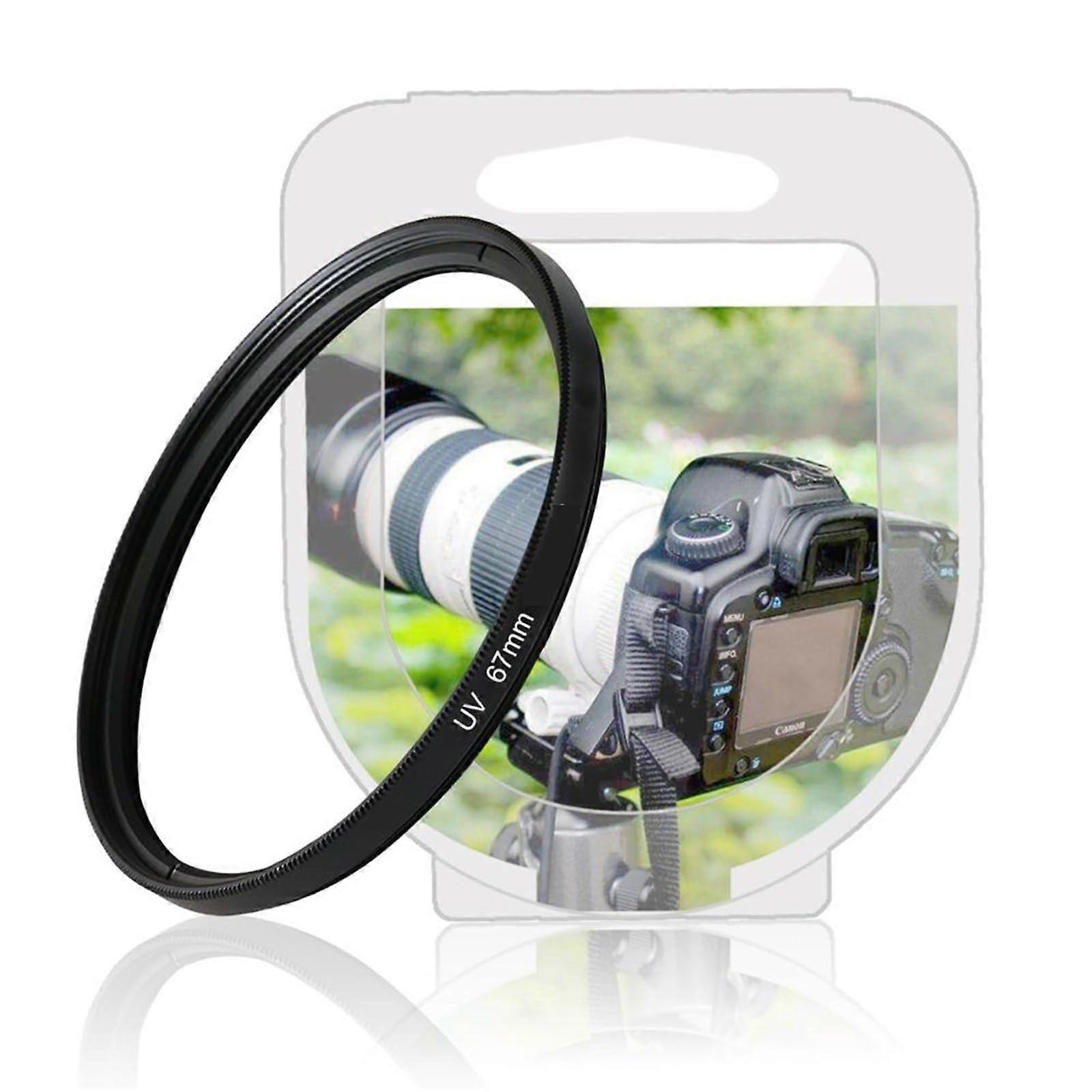 37mm to 82mm UV Filter Lens Protector Kit for Canon Nikon DSLR Cameras - 10 Pack Digital Filters with Packaging