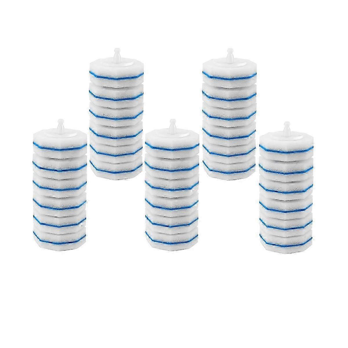 convient pour le système de nettoyage des toilettes jetables Brosse de recharge jetable jetable dans les toilettes Recharge jetable dans les toilettes 30Pcs-FO SHAN RAN WANG