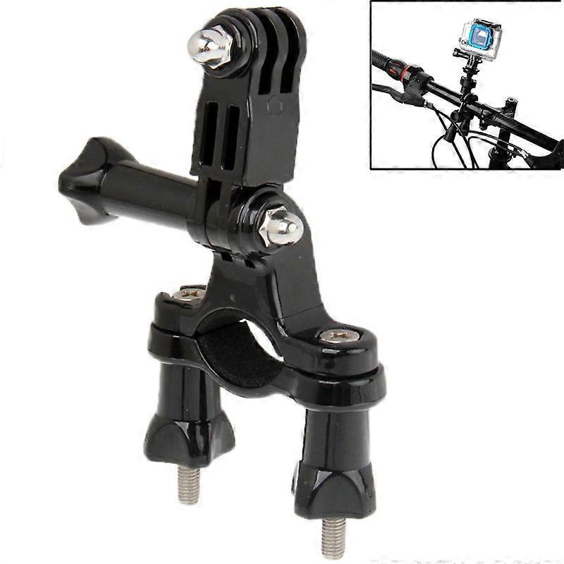 COMPATIBLE Universal Bike Handlebar Seatpost Mount for GoPro, Insta360, DJI and Other Action Cameras(Black)