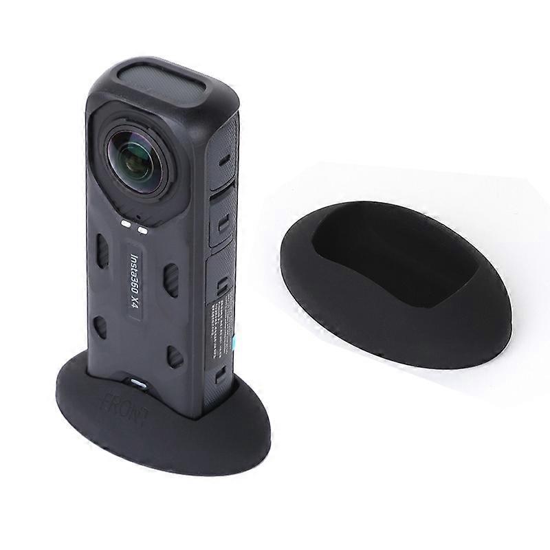Til Insta360 X4 silikone base skrivebordsstativ (sort)