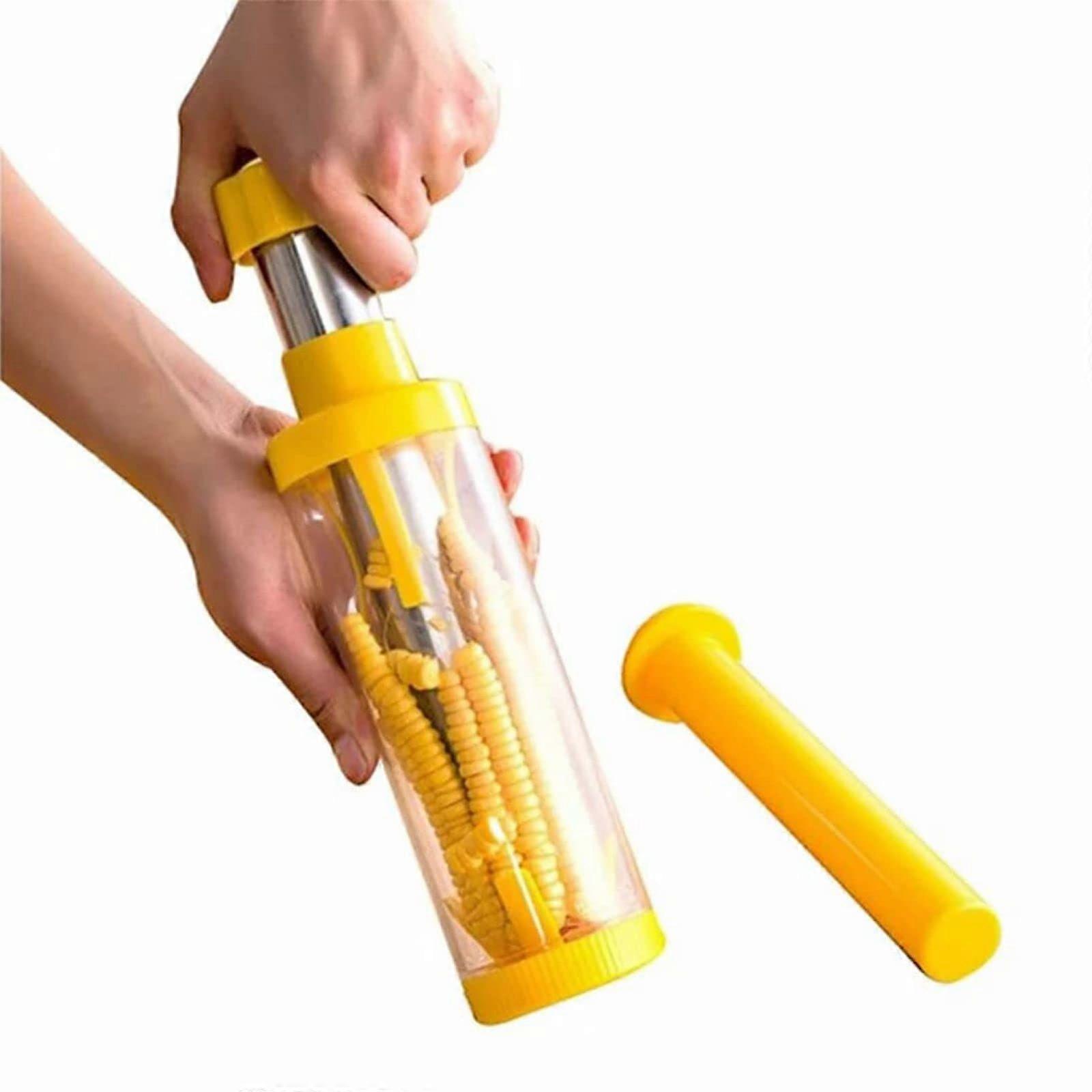 Corn Stripper Tool Simple Corn Peeler Corn Kernels Cob Remover Cutter No Splatters for Home Kitchen