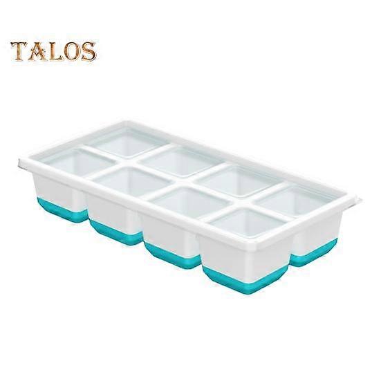 1/2Pcs Large Ice Cube Mold with Lid BPA Free Silicone Tray for Freezer Easy-Release Stackable Big Square Ice Cubes for Whiskey Cocktails Coffee