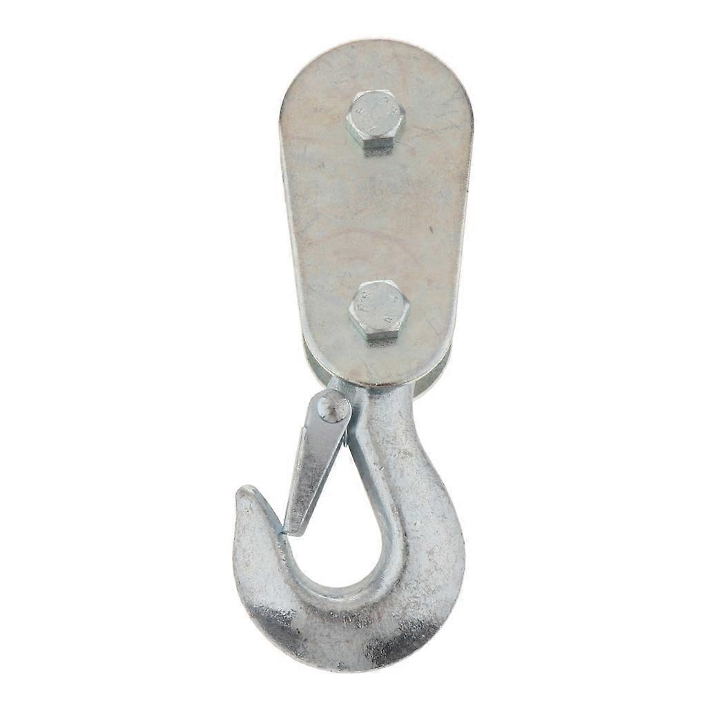 Pulley Lifting Block Hoist Lifting Swivel Rope Pulley Block with Hook -2T