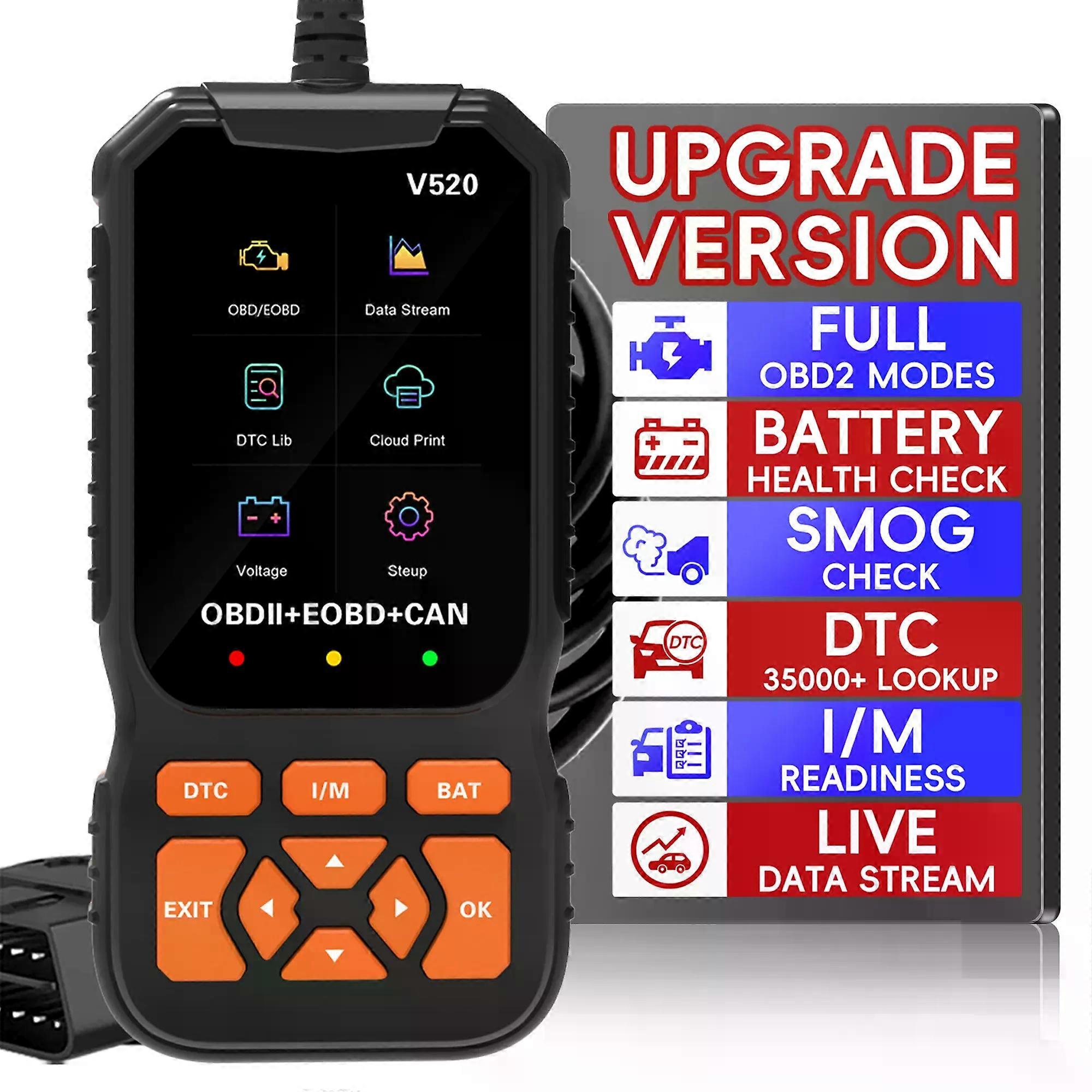 OBD2 Scanner Professional Auto Engine System Lifetime Free Automotive DTC Lookup Code Reader Car Diagnostic Tool