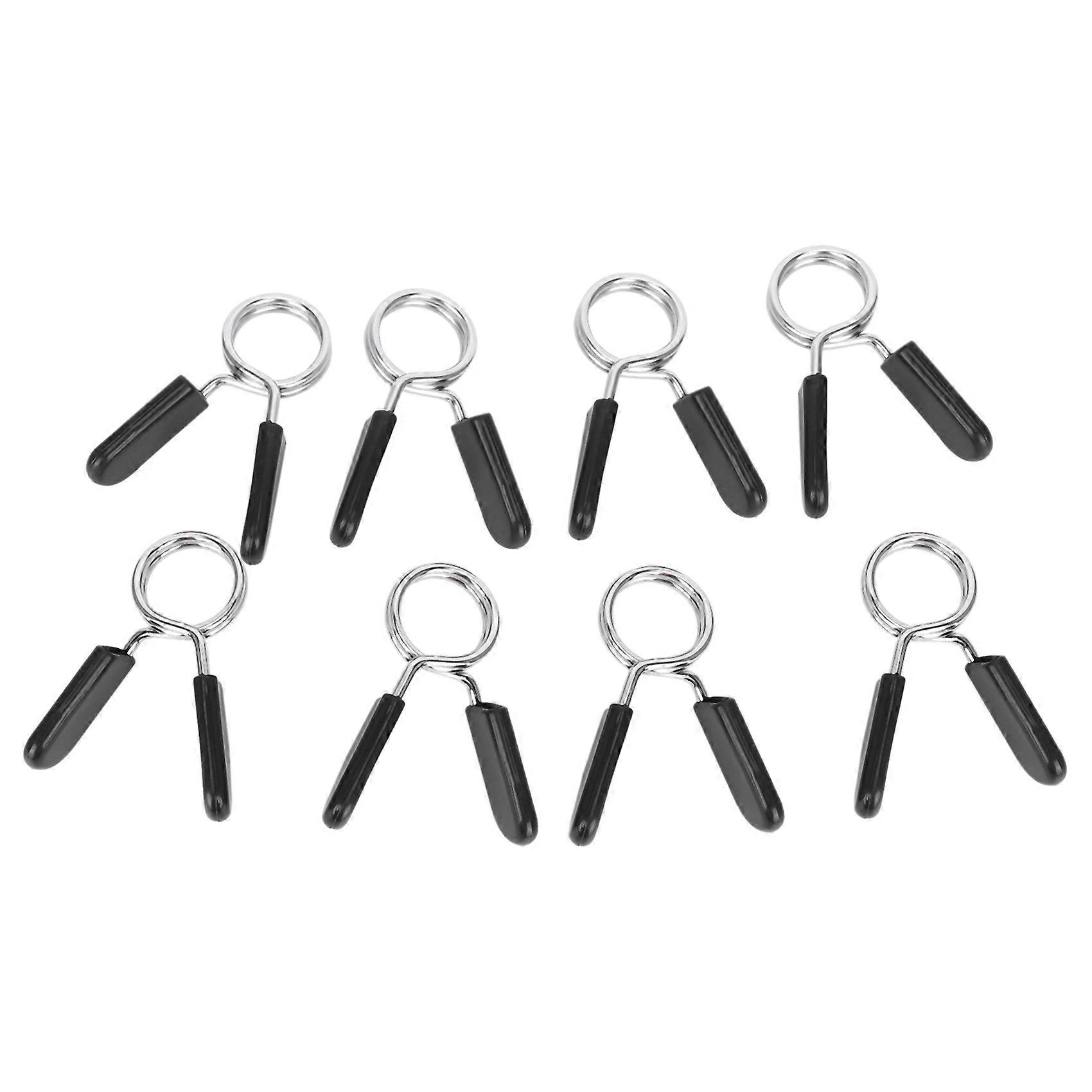 8Pack Dumbbell Spring Collars, Exercise Barbell Clip