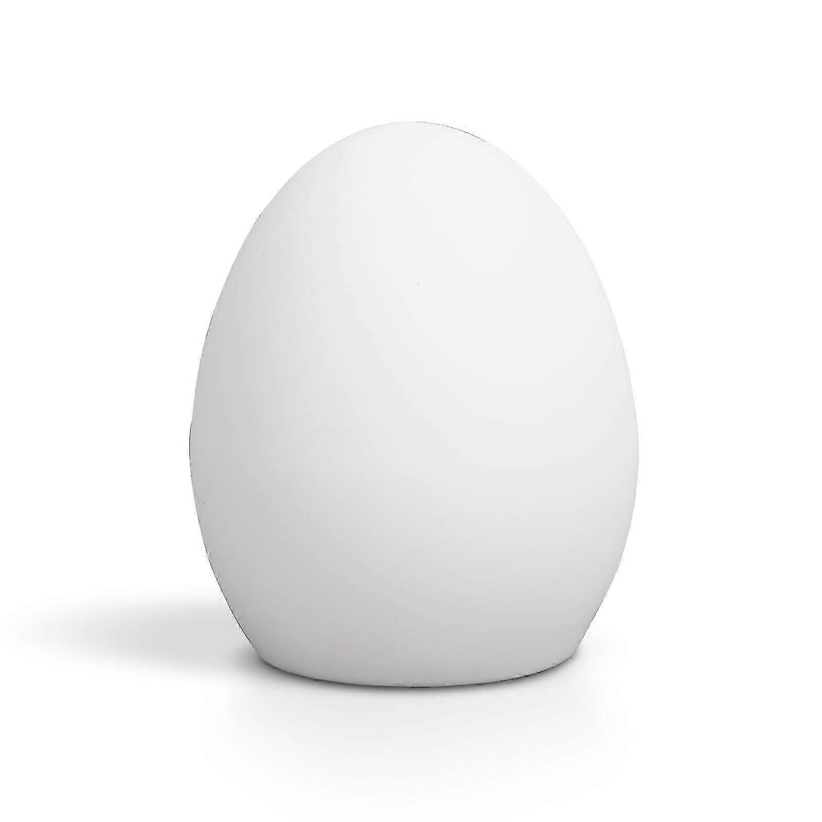 شكل بيضة ضوء الليل ديكور المنزل هدية بيضاء حماية العين سيليكون تحسين الحفلة 7.5 × 9 سم مصباح طاولة بقيادة