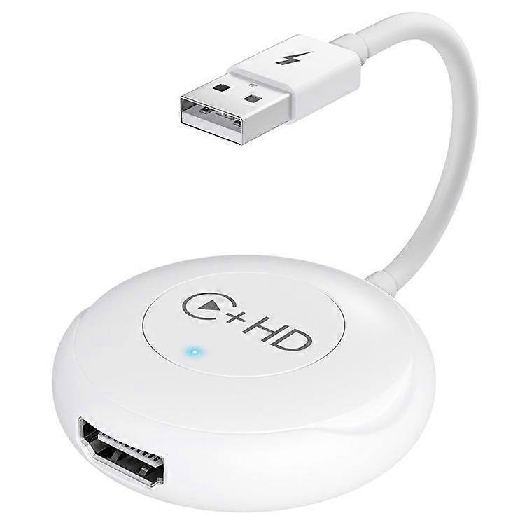 020-6-1 USB Plug Carplay Adapter with HD Female Port Wireless Multimedia Player Compatible For iPhone