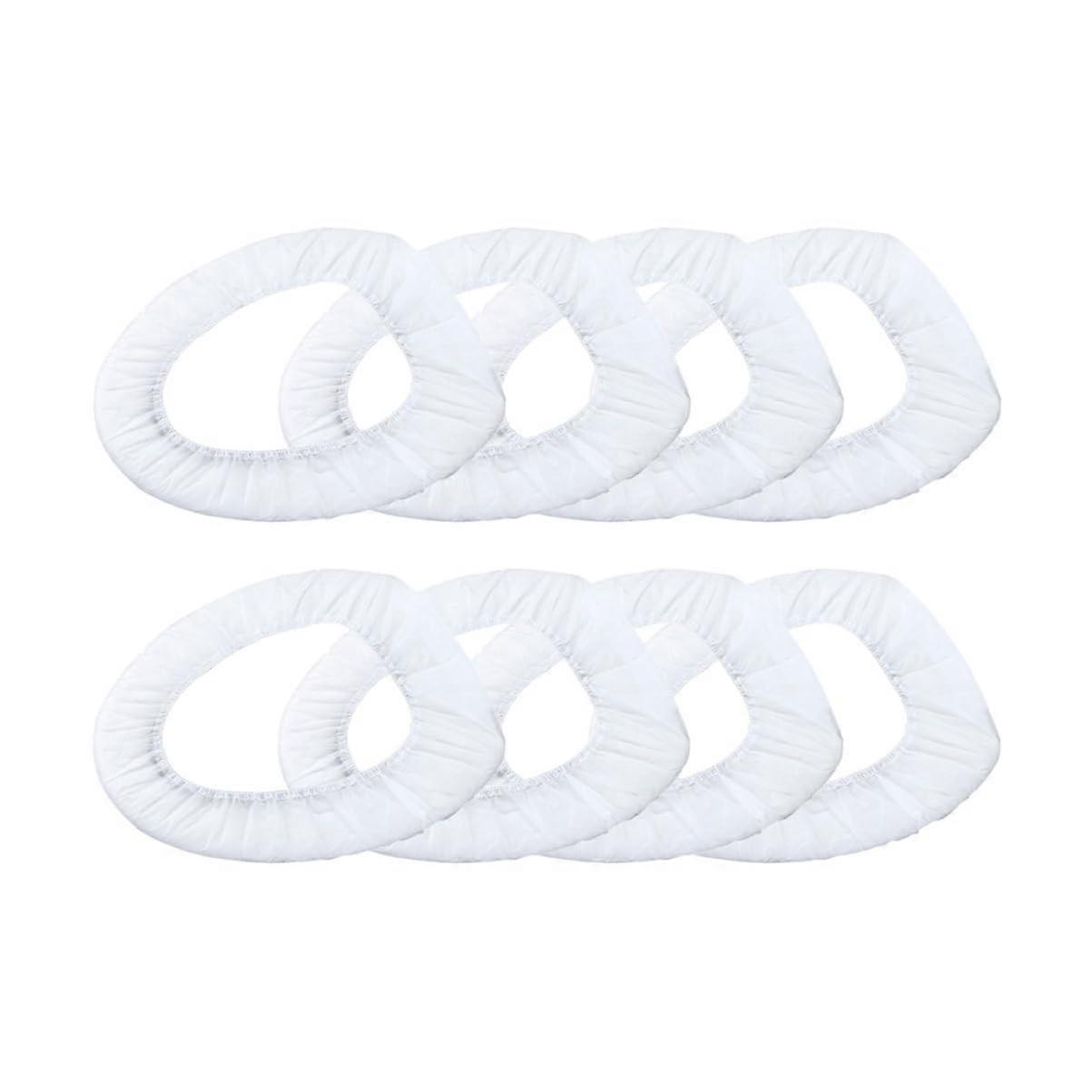 Toilet Seat 50pcs NonWoven Toilet Mat Cushion Soft Cover White UShaped Bath Accessory