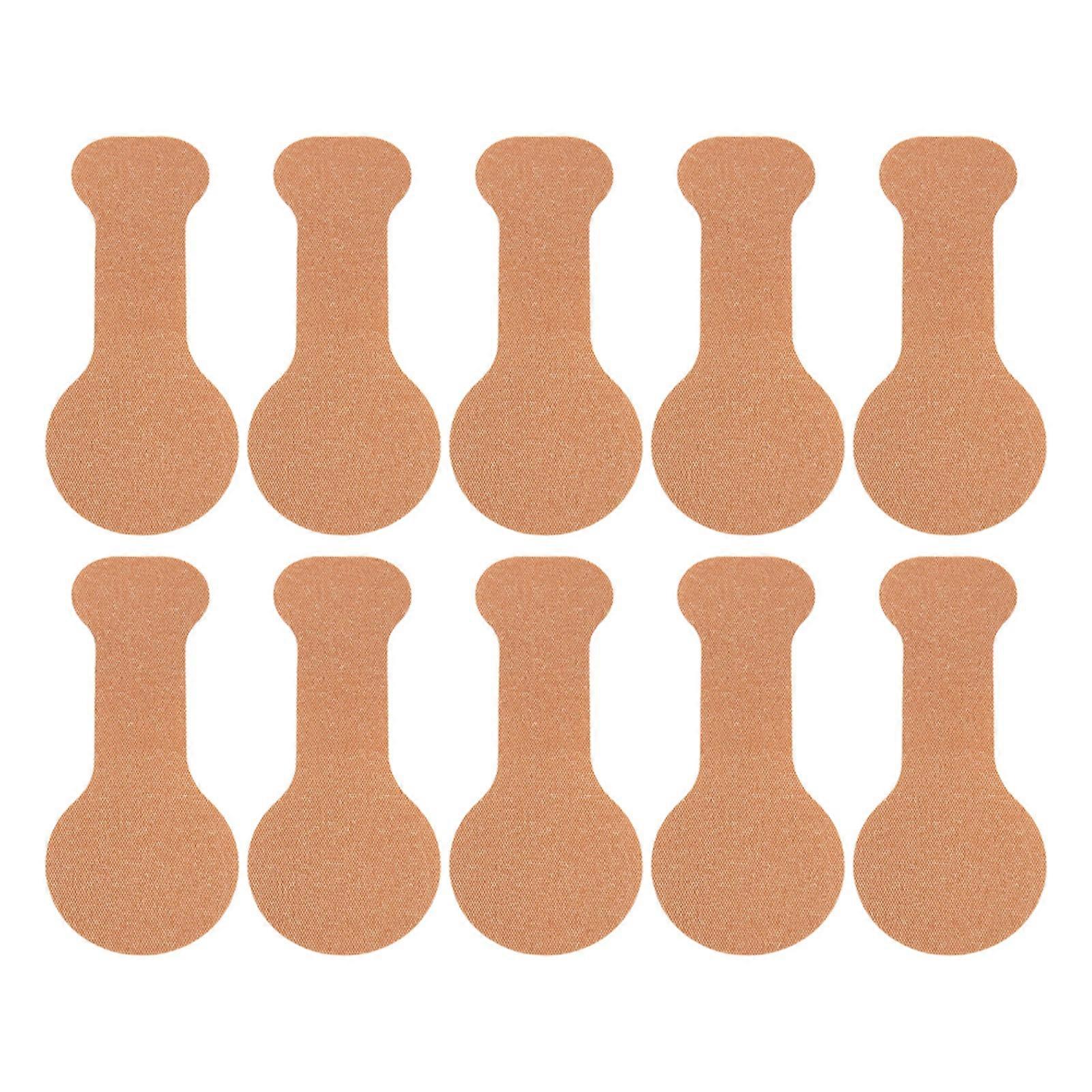 10pcs Adhesive Toe Straightener Patch Fixation Elastic Turf Toe Wrap Brace for Soreness Reduction