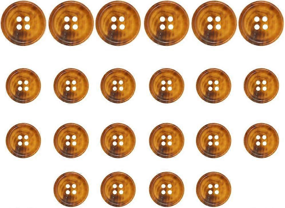 2025 أحدث طراز 22 قطعة مجموعة أزرار القرن الحقيقي الطبيعي للسترات والبدلات ، 20 مم 15 مم أصلي