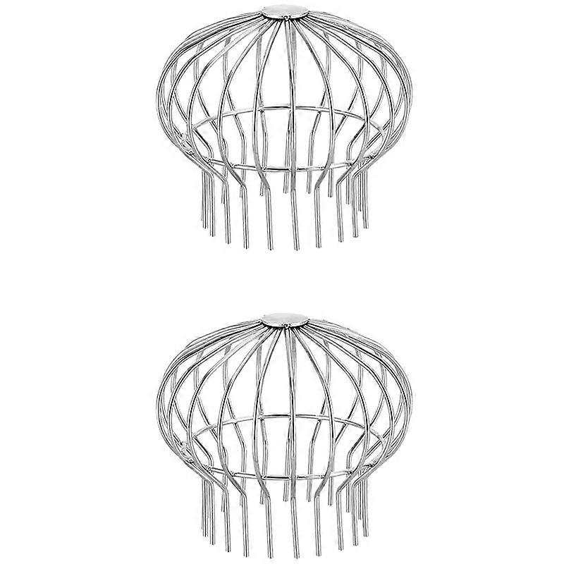 2 Pack Gutter Guard, for Stops Blockage Leaves and Debris 4 Inch