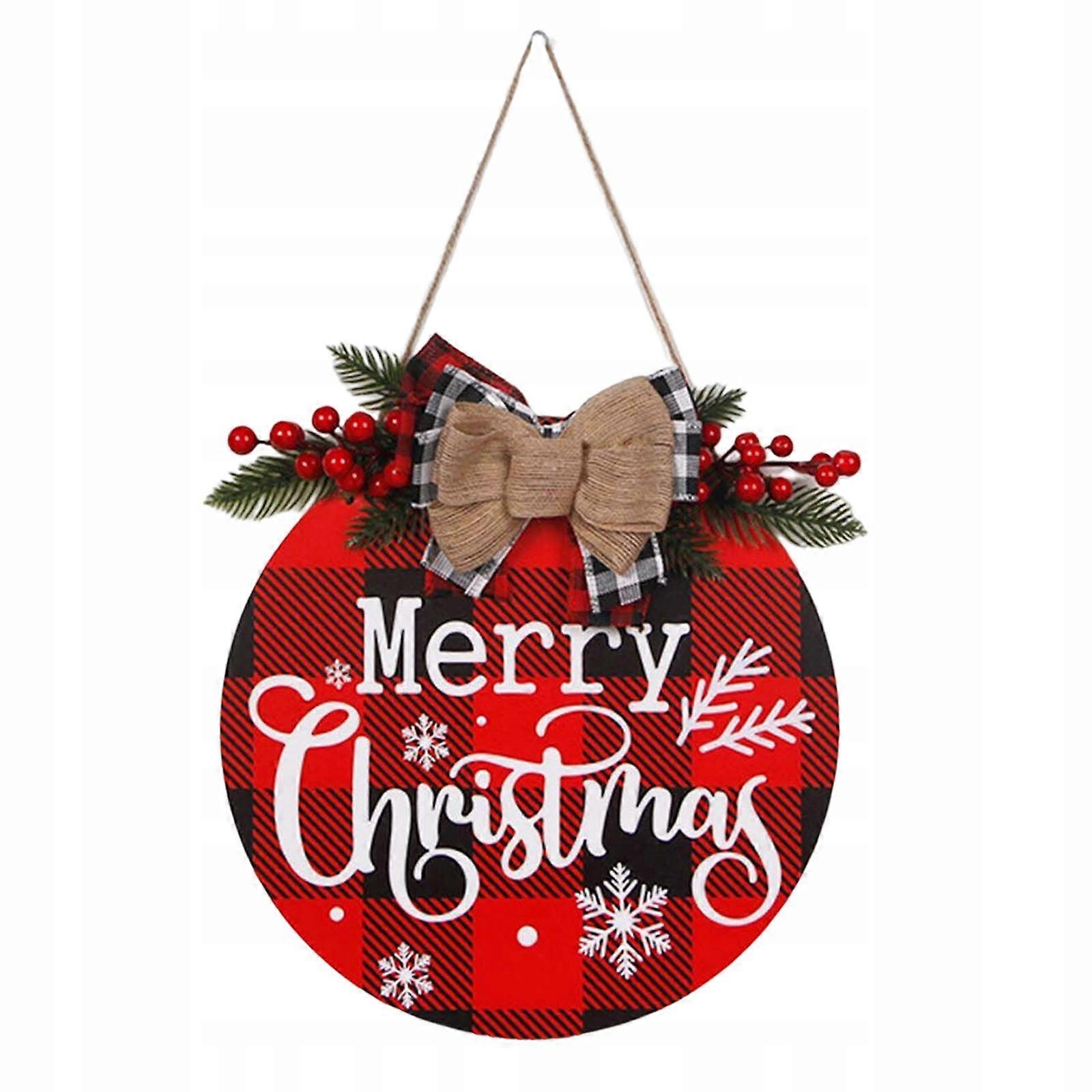 Christmas Door Hanger With String