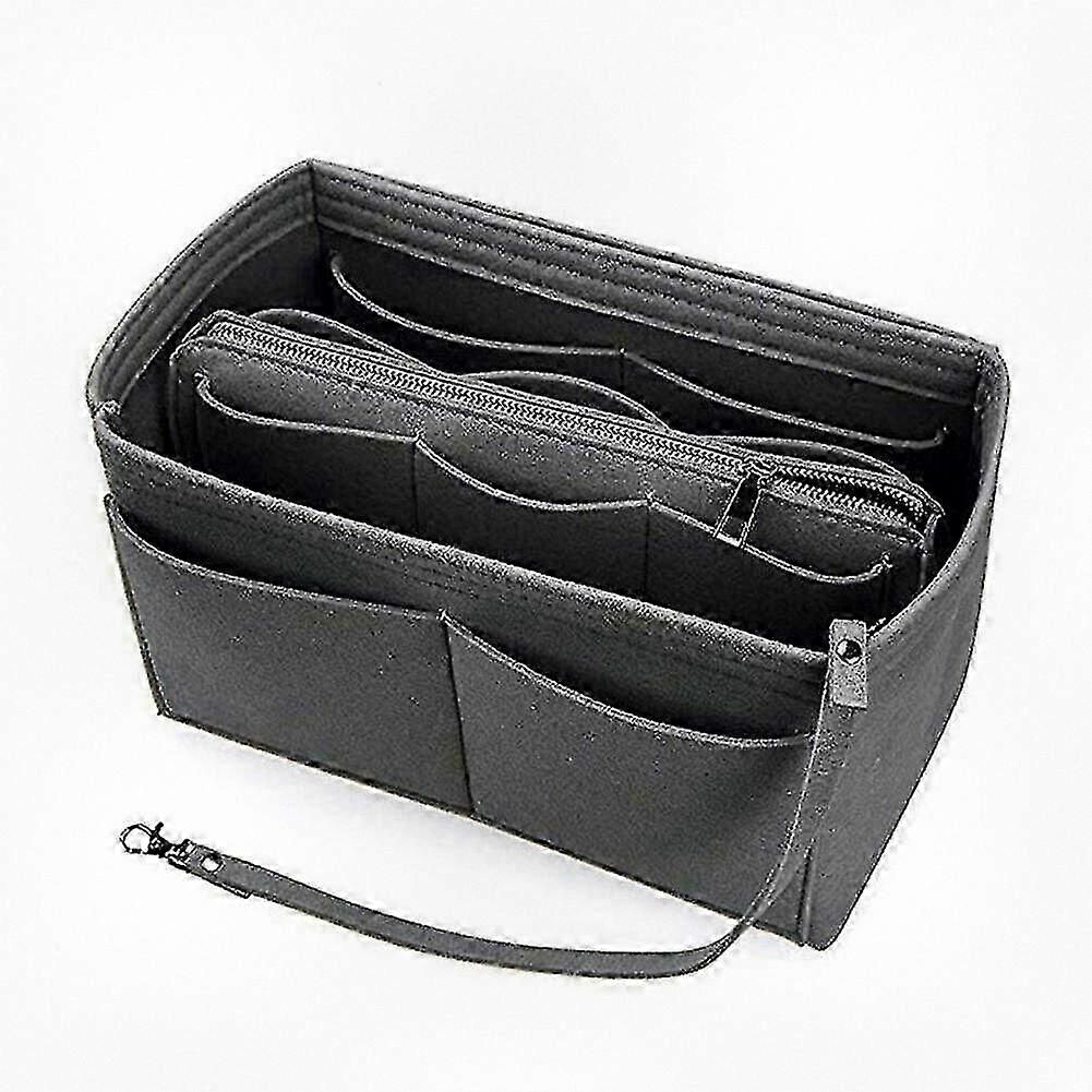 Portable Cosmetic Bag Organizer for Handbags and Totes, Compatible with Various Bag Styles and Sizes