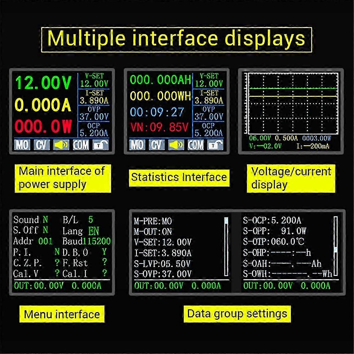 SK150C CNC DC Regulated Power Supply Constant Voltage and Constant Current Step-Up and Step-Down Module 40V 8A