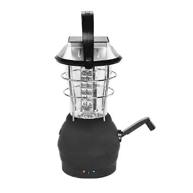 Led hand crank camping emergency light