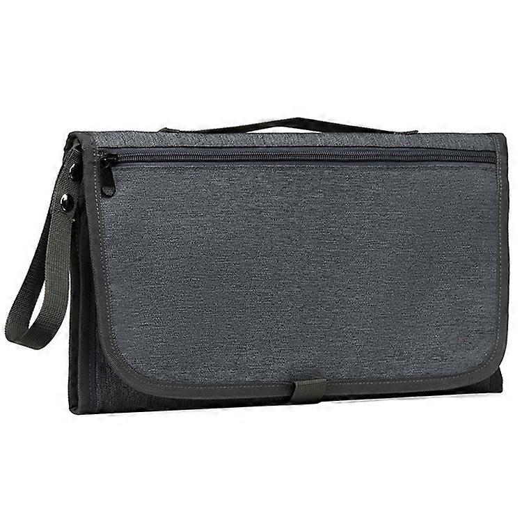 ZS0123 Portable Foldable Nappy Changing Mat Outdoor Diaper Changing Pad with Storage Pockets for Toddlers Infants