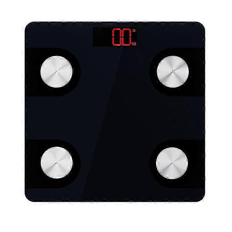Smart BMI Scale Digital Bathroom Wireless Weight Body Fat Scale - Black