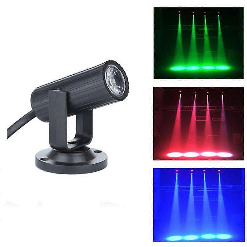 Rgbw 1W Led Bühnenbeleuchtung Spin Pinspot Licht Strahl Scheinwerfer Party Dj Disco Dmx