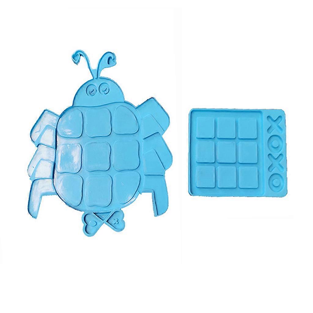 2 Pcs Resuable Table Game Silicone Molds Epoxy Resin Casting Mold Tabletop Board Game Mold for DIY Family Party Games