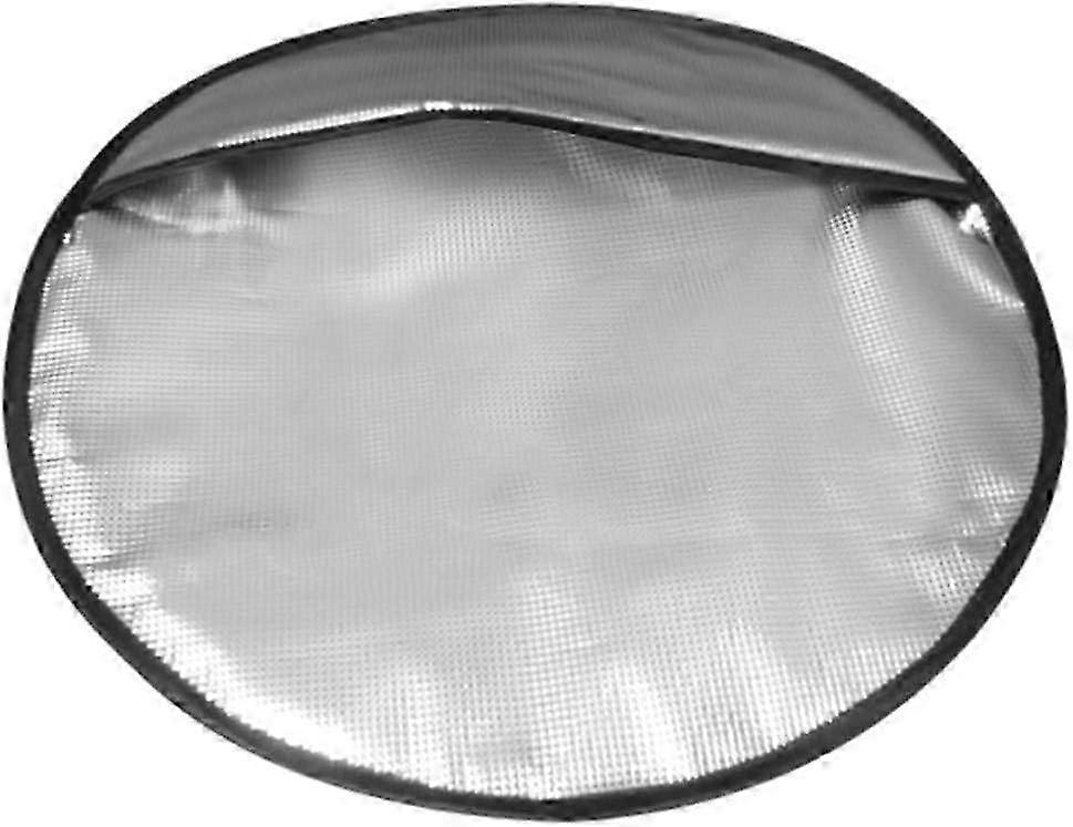 Car Steering Wheel Cover, 44cm Foldable Heat Shield with Aluminum Foil, Suitable for Various Vehicle Models