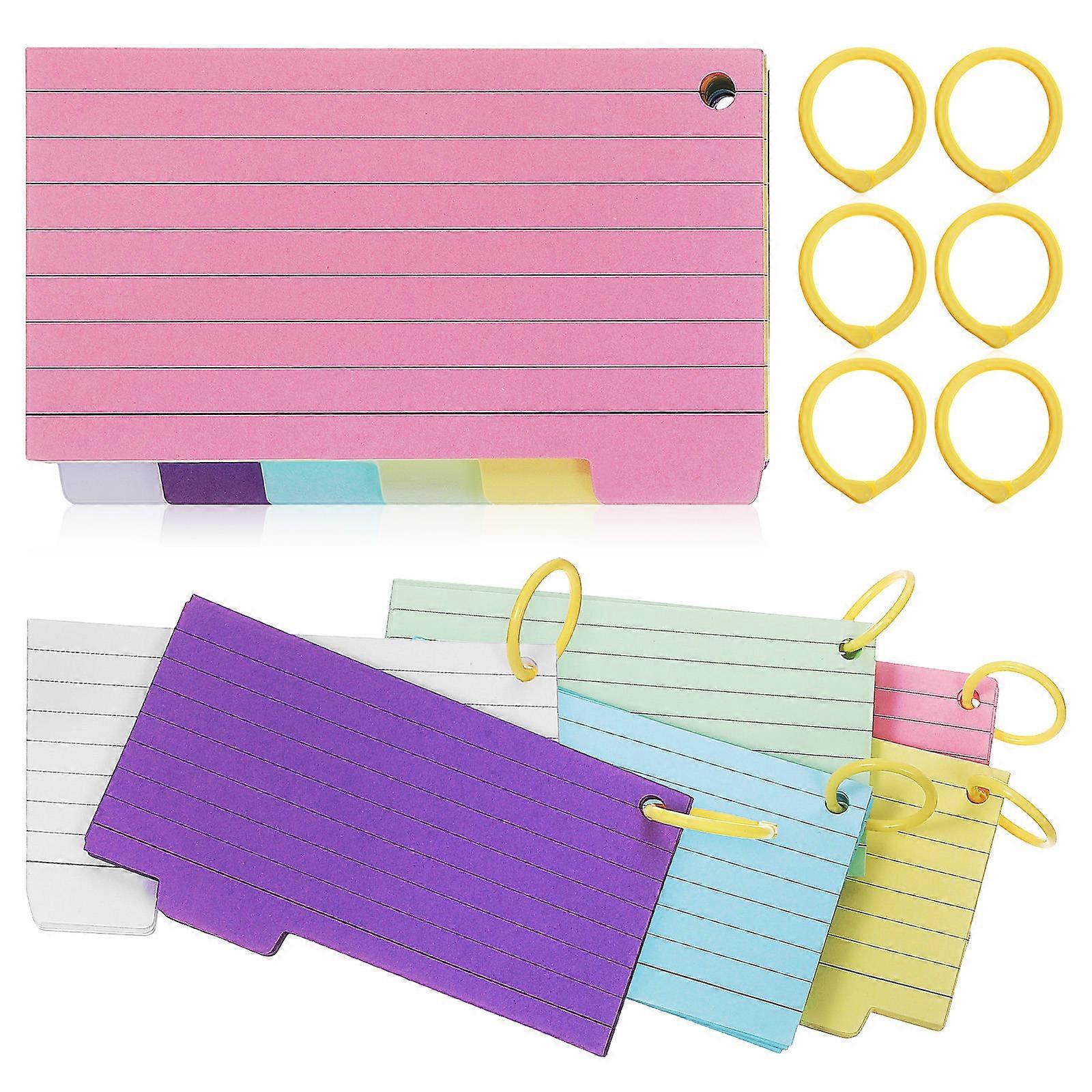 Ringed Note Cards, Lightweight Solution for Work and Academic Tasks