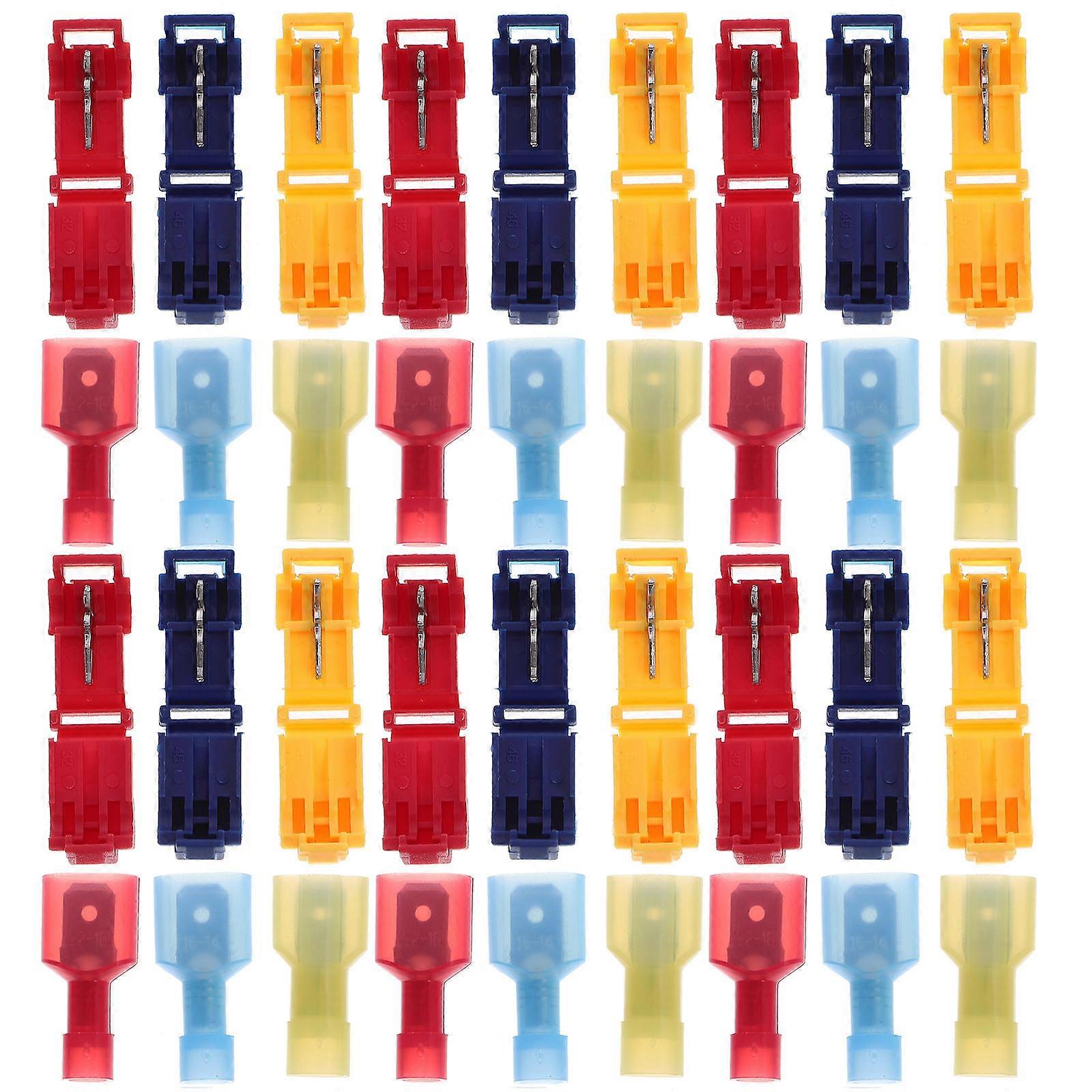 Quick Splice Wire Connectors Self-Stripping DIY Projects PVC Material 60 Sets