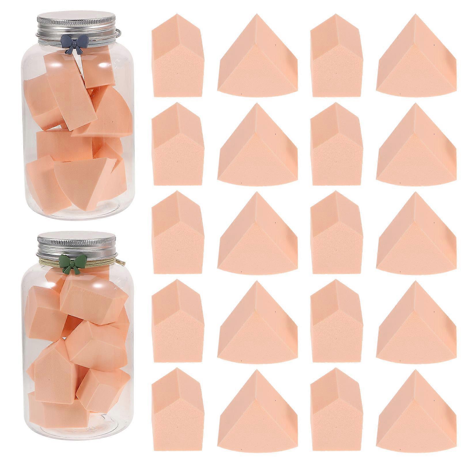 Makeup Accessories Powder Puff for Loose Powder 2 Boxes 24 Pieces Daily Use Hydrophilic Non-latex