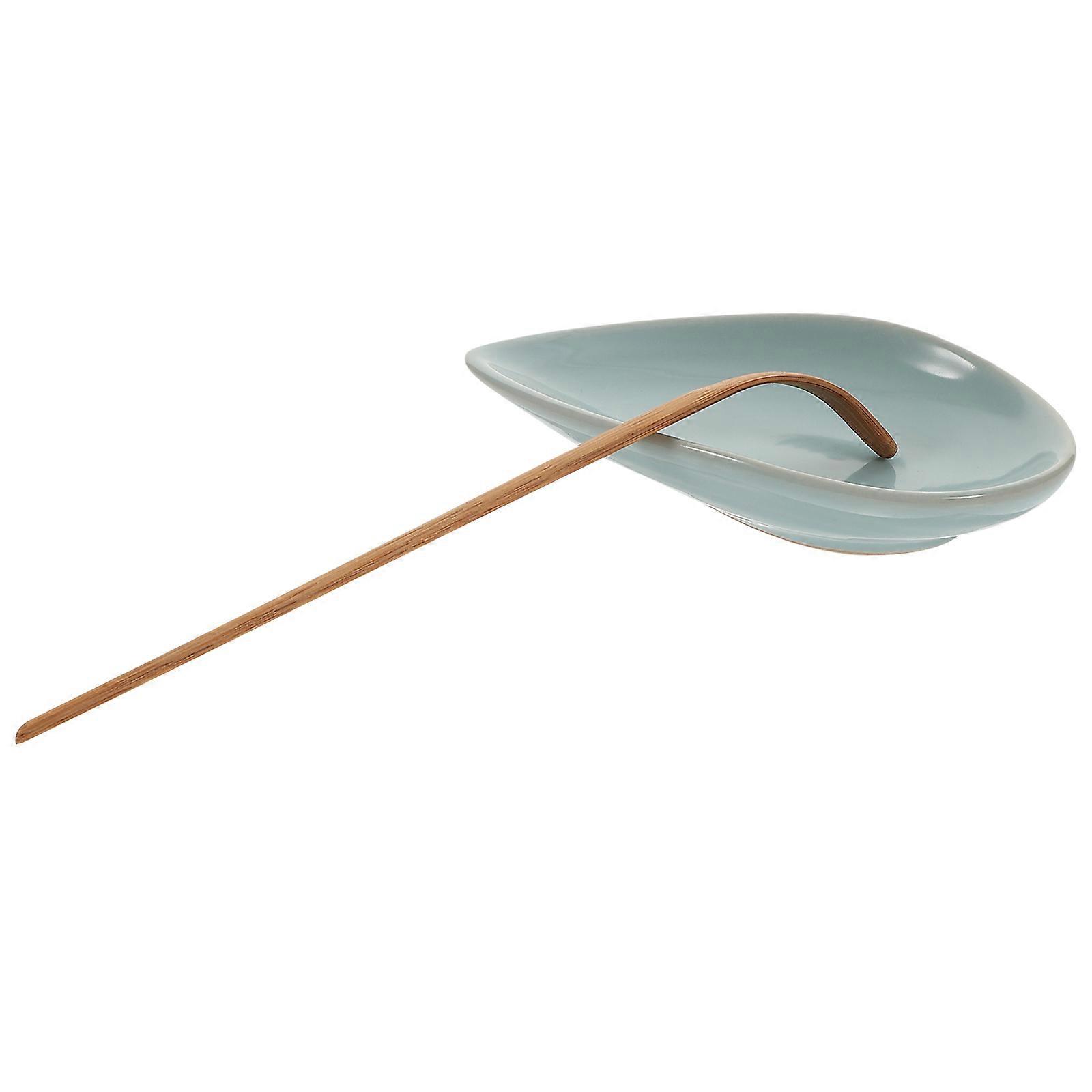 Ceramic Tea Spoon for Kung Fu Tea Ceremony – Multi Functional Tea Scoop for Loose Leaf Tea Infusers – Tea Accessories for Tea Lovers