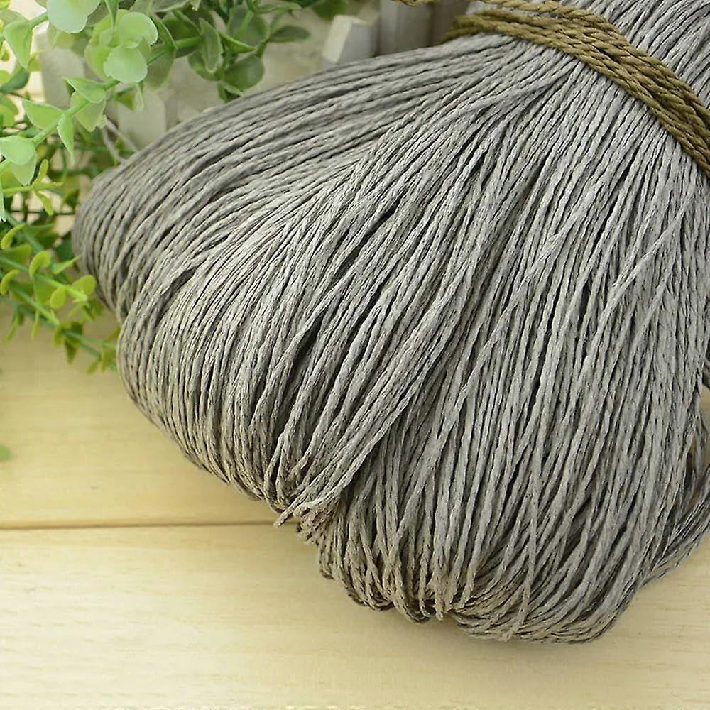 500 g summer bast yarn, crochet yarn, natural paper, straw threads, handcraft, for knitting, hats, handbags, purses, basket, rattan material Ref: 4515