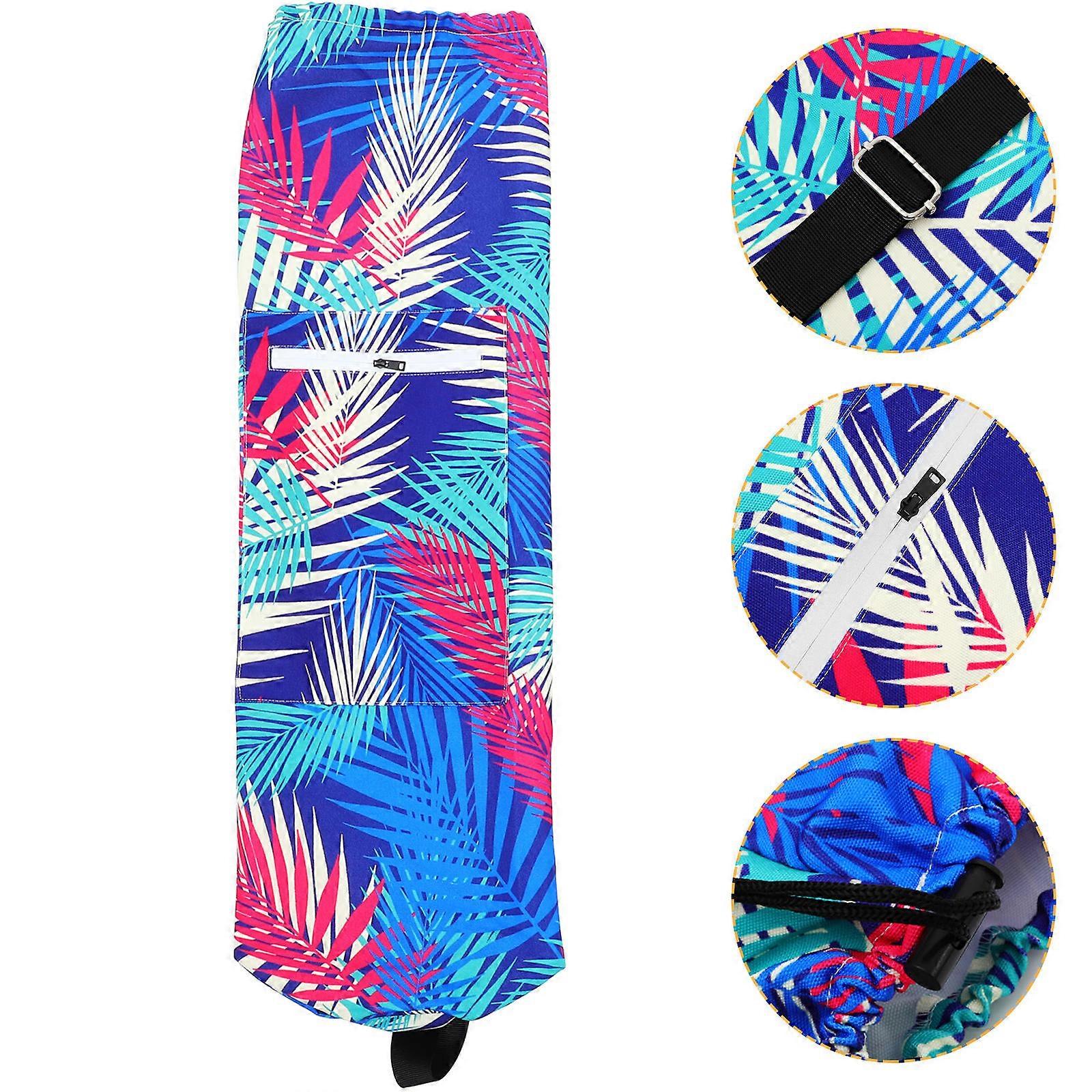 Drawstring Gym Bag Long Round Easy Open and Close Sports Organizer 1Pcs