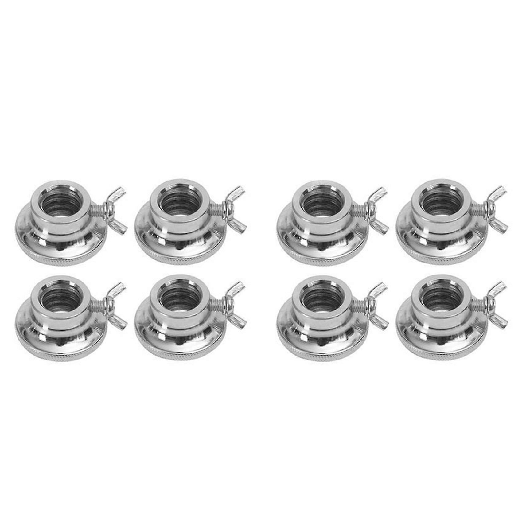 8Pcs Barbell Lock Collars Screw Clamps Anti Slip -Lock Collars for Dumbbell Weight Lifting