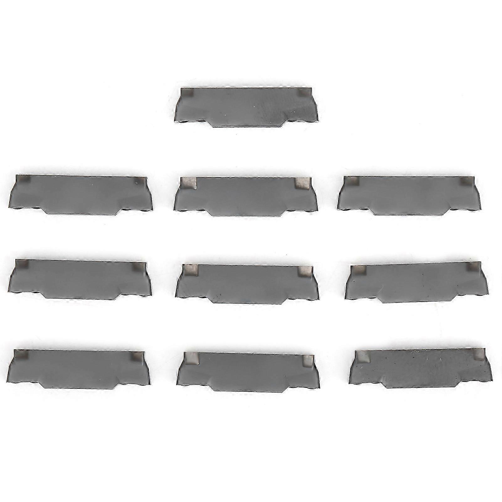 10Pcs CNC Lathe Turning Insert Indexable Solid Carbide Blade Cutting Tool MGMN300?M LDA